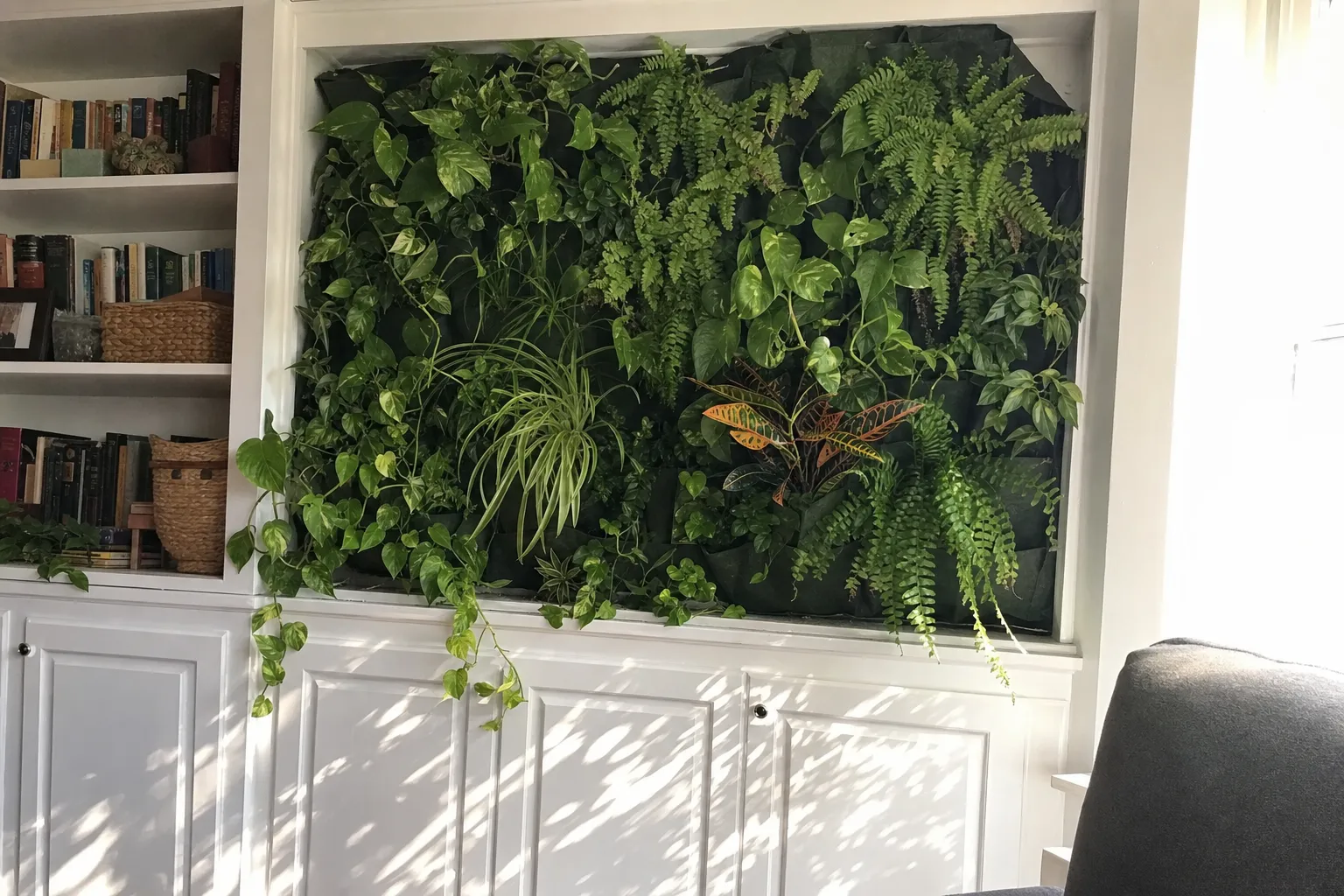Växtvägg inomhus